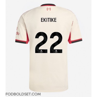 Liverpool Hugo Ekitike #22 Udebanetrøje 2025-26 Kortærmet Liverpool Hugo Ekitike #22 Udebanetrøje 2025-26 Kortærmet